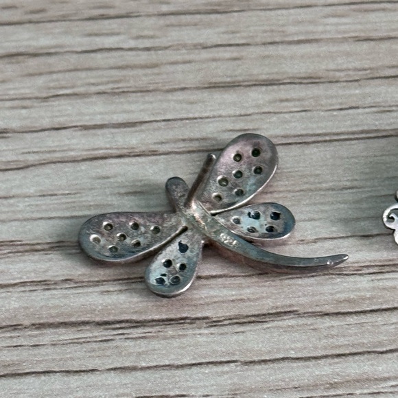 Marcasite 925 Sterling Silver (4) pairs - Picture 2 of 9